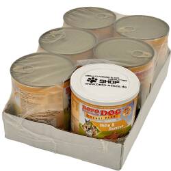 RopoDog Adult Sensi Plus Huhn & Gemüse 24 Dosen à 400 gr