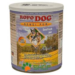 RopoDog Adult Sensi pur Seefisch - pures Fleisch 12 Dosen...