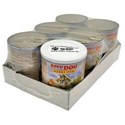 RopoDog Adult Sensi pur Seefisch - pures Fleisch 12 Dosen à 800 gr