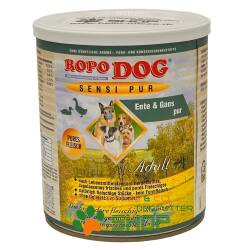 RopoDog Adult Sensi Pur Ente + Gans - pures Fleisch 24...