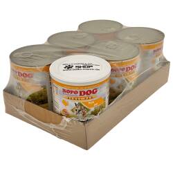 RopoDog Adult Sensi Pur Pute - pures Fleisch 24 Dosen à 400 gr