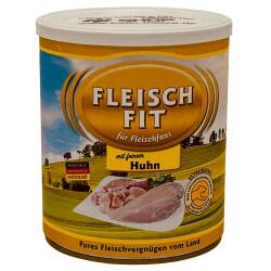 FleischFit Adult mit feinem Huhn 24 Dosen à 400 gr