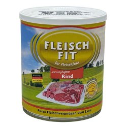 FleischFit Adult mit herzhaftem Rind 12 Dosen à...