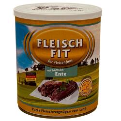 FleischFit Adult mit köstlicher Ente  6 Dosen à 400 gr.