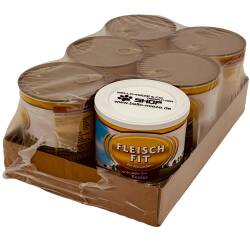 FleischFit Senior mit herzhaftem Rind  6 Dosen à 800 gr