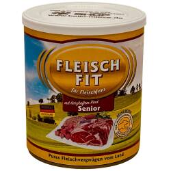 FleischFit Senior mit herzhaftem Rind  6 Dosen à 800 gr
