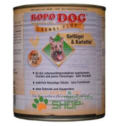 RopoDog Adult Sensi Plus Geflügel & Kartoffel  6 Dosen à 800 gr.