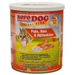 RopoDog Adult Sensi Plus Pute & Reis +...