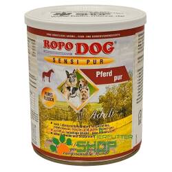 RopoDog Adult Sensi Pur Pferd - pures Fleisch 6 Dosen...