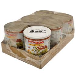 RopoDog Adult Sensi Pur Rossfleisch - pures Muskelfleisch + Herz + Lunge 6 Dosen à 400 gr