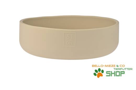 Napf für Hunde Silikon Classic 700 ml    16,5 cm Durchmesser Sand