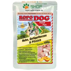 RopoDog Fleisch Pack mit  Huhn, Geflügelherzen &...